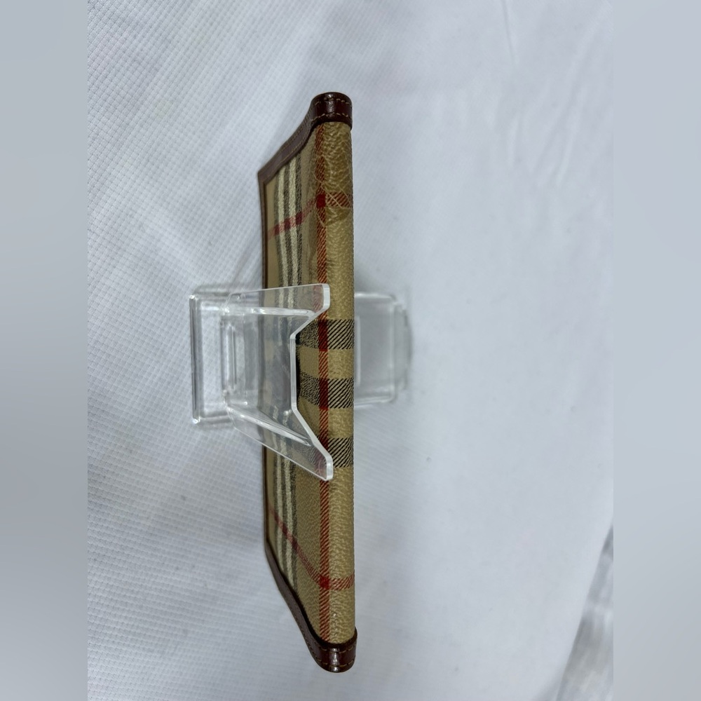 1029: Burberry Long Vertical Wallet: VGUC - Picture 3 of 10